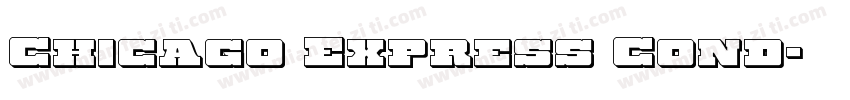 Chicago Express Cond字体转换